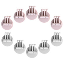 Multi-Purpose Hooks Rotatable Wall Hook for Kitchen and Bathroom 40Pcs