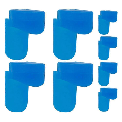 Blue Silicone Clarinet Rest for Support 8Pcs Thumb Cushions