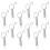 Spring Hooks for Cage Doors Multi-purpose Use Keeps Pets Secure 12Pcs 5