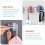 Multi-Purpose Hooks Rotatable Wall Hook for Kitchen and Bathroom 40Pcs 4