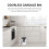 Kitchen Waste Can Small Compost Bin Odor Prevention Silver Engineered for Kitchen Cleaning 1Pcs 2