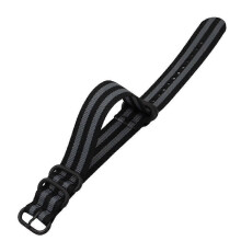Yleiskäyttöinen kellonranneke, säädettävä rannehihna, yksinkertainen muotoilu, 24 mm, harmaa, 1 pakkaus
