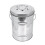 Kitchen Waste Can Small Compost Bin Odor Prevention Silver Engineered for Kitchen Cleaning 1Pcs 1