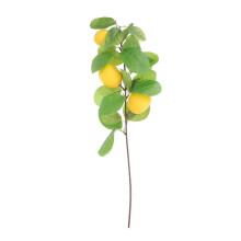 Ramo di limone artificiale realistico per decorazioni per la casa, feste e matrimoni – Decorazione fai da te vivace