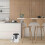 Kitchen Waste Can Small Compost Bin Odor Prevention Silver Engineered for Kitchen Cleaning 1Pcs 4