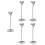 Suporte de metal flexível e extensível para plantas, com 5 peças. 3