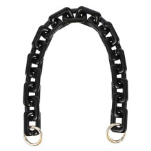 Tasketting decoratieve handtasriem, 3 stuks, zwarte ketting.