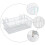 Iron Hanging Storage Basket for Office 3Pcs Set 3