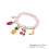 Pulseiras infantis com pingentes de pérolas artificiais, cores sortidas, pacote com 2 unidades. 2