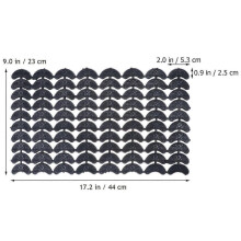 Parches antideslizantes para suelas de zapatos, 80 pares, almohadillas negras duraderas