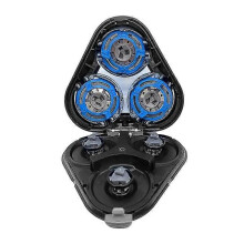 Ersatzscherköpfe kompatibel mit Philips Serie 6000, S6000, S6011, S6015, für eine sanfte Rasur