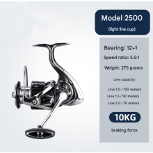 23 Lexa LT 2500 Spinning Reel, Fishing Reel, Front Brake Reel