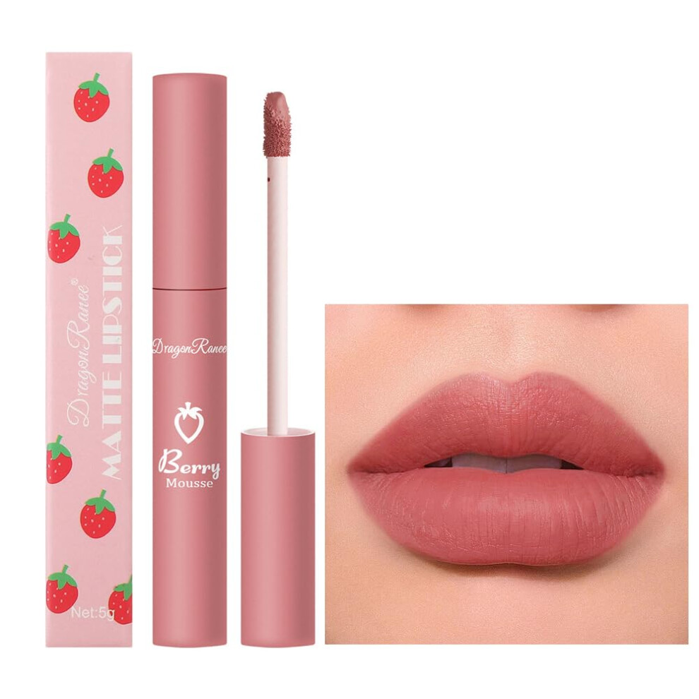 Matte Liquid Lipstick Long Lasting Hydrating Smudge Proof Bold Color 01
