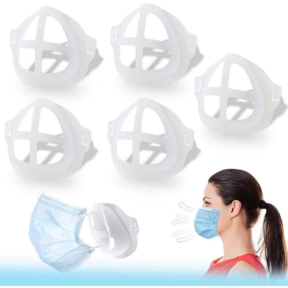 Mask Bracket Face Mask Support Frame 3D Inner Spacer For Breathing Comfort And Makeup Protection 9164114333285