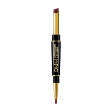Double Ended Waterproof Lip Liner with Matte Long Lasting Color and Precision Blending Tip