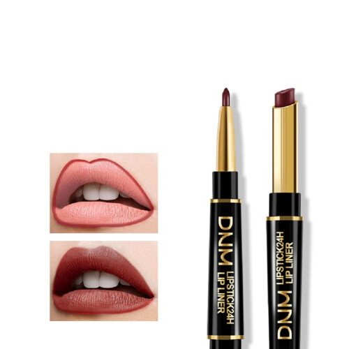 Double Ended Waterproof Lip Liner with Matte Long Lasting Color and Precision Blending Tip 1
