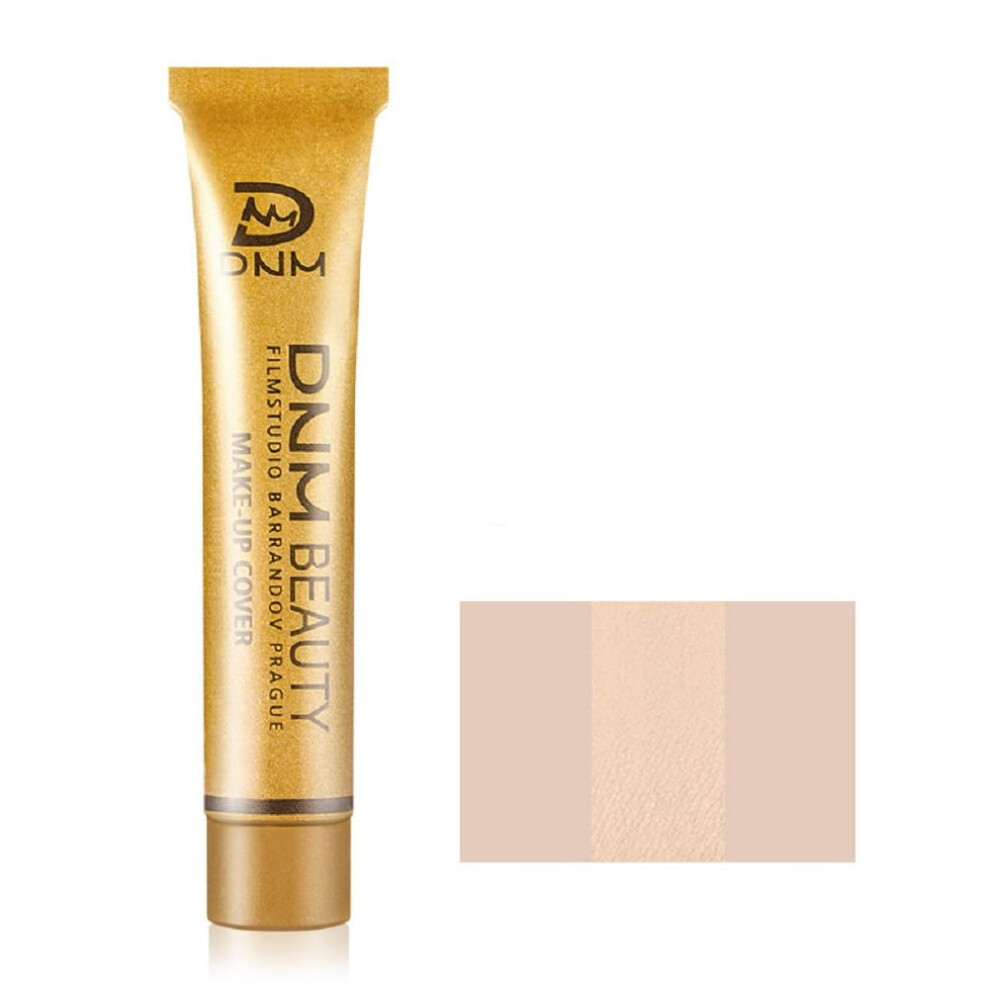 Dark/Gold Concealer And Liquid Foundation Full Coverage For Circles Acne Scars Tattoos Long Lasting Tube 14 Colors