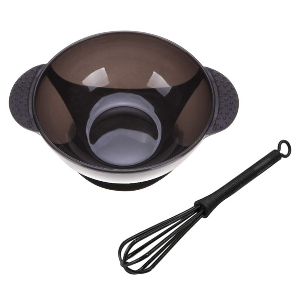 Hair Dye Kit with Black Mixing Bowls and Agitators, Professional Salon Coloring Tools Set