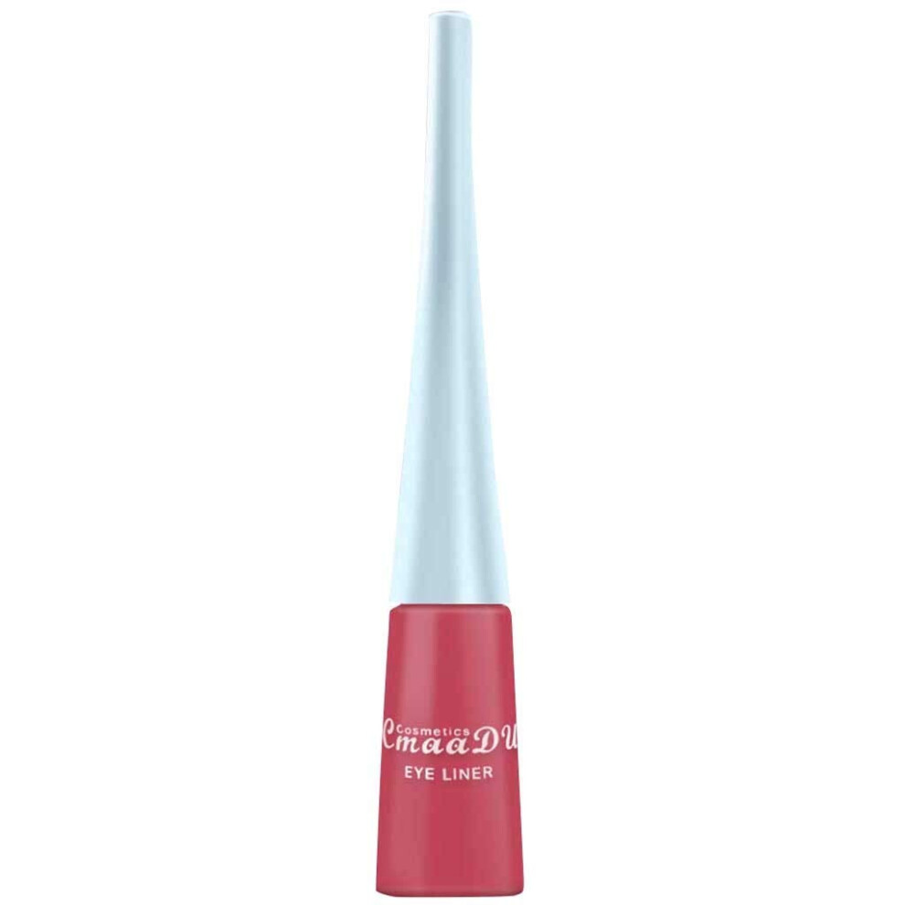 Red Waterproof Glitter Liquid Eyeliner And Shiny Eyeshadow Pen Bold Watermelon Longlasting