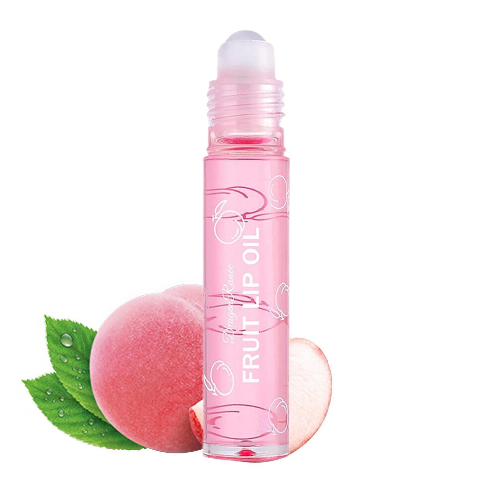 Hydrating Lip Oil Gloss with Deep Lip Hydration, RollOn Plumping Lip Balm for Women, 8ml