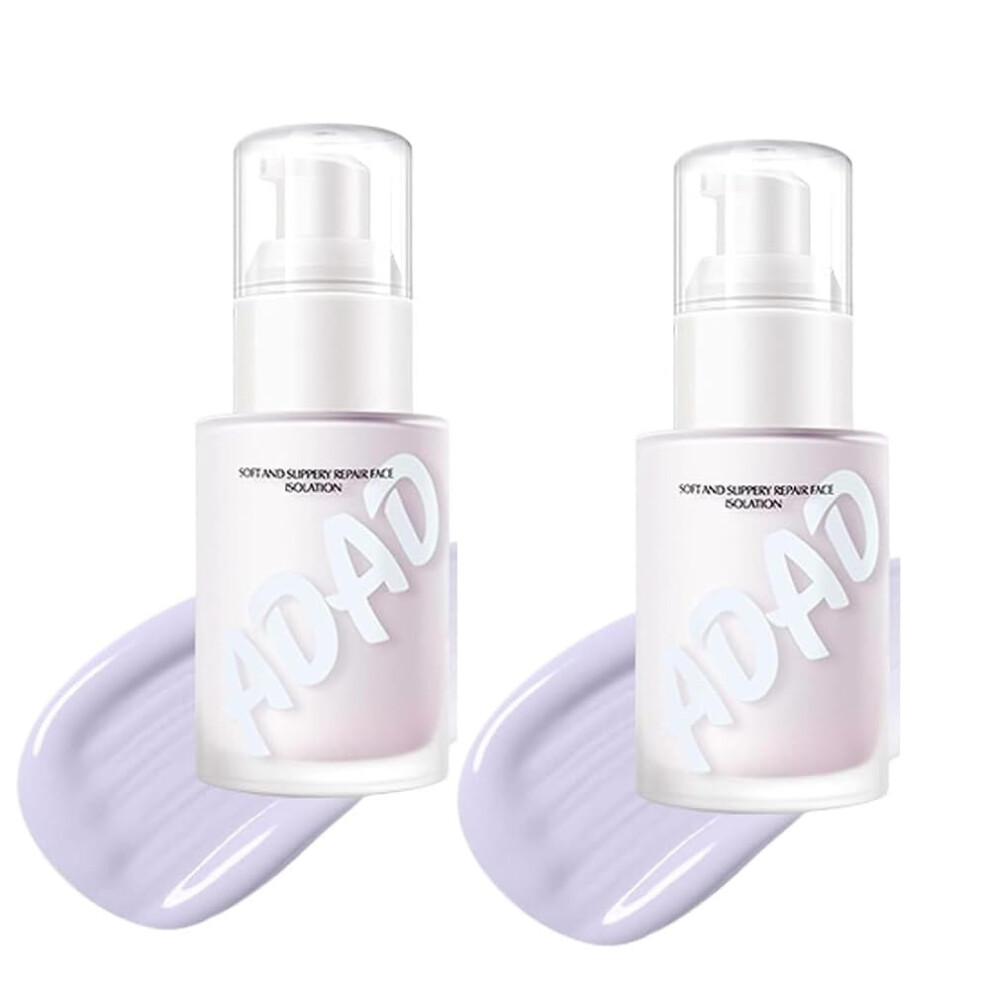 Moisturizing Color Correcting Face Primer 2pcsA, Brightening Skin Tone Waterproof Makeup Base