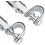 Universal Clip Pedal Engine Guard Pedal Engine Crash Bar (silver) (2pcs) 4