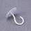 Empty Hook Cabinet Floor Wardrobe Lantern Mosquito Net Ceiling Hook (white) (1pcs) 2
