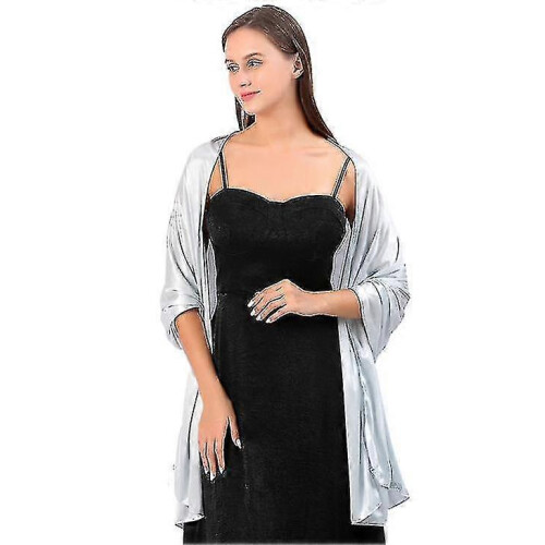 (silver) Scarf Shawls And Wraps For Formal Evening Party Dress