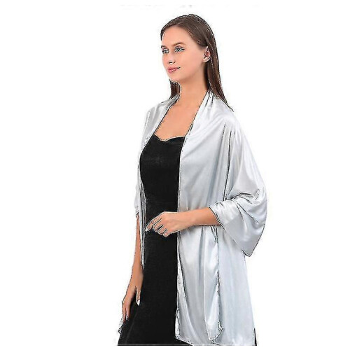 (silver) Scarf Shawls And Wraps For Formal Evening Party Dress 2