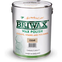 NEW Formula Briwax Wax Polish Clear 5 Litre