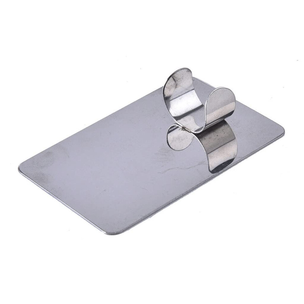 Cream Stainless Steel Makeup Mixing Palette With Hygienic Surface For Foundation And Color Blending