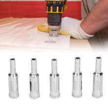 5 Stück Glasbohrer-Set, Legierungsstahl, Durchmesser 12 mm, Länge 50 mm