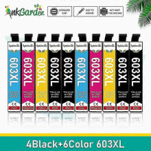 (10 Pcs) Inkgarden 603xl 603 Xl Compatible Cartridge For Epson T603 Expression Home Xp-2100/xp-2105/xp-3100/xp-3105/xp-4100/xp-4105