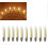 (A 10pcs) 20pcs E10 Led Candle Lamp Small Socket Plug 8-55v 0.1-0.2w Length 65mm Replacement Lamp Schwibbogen 3
