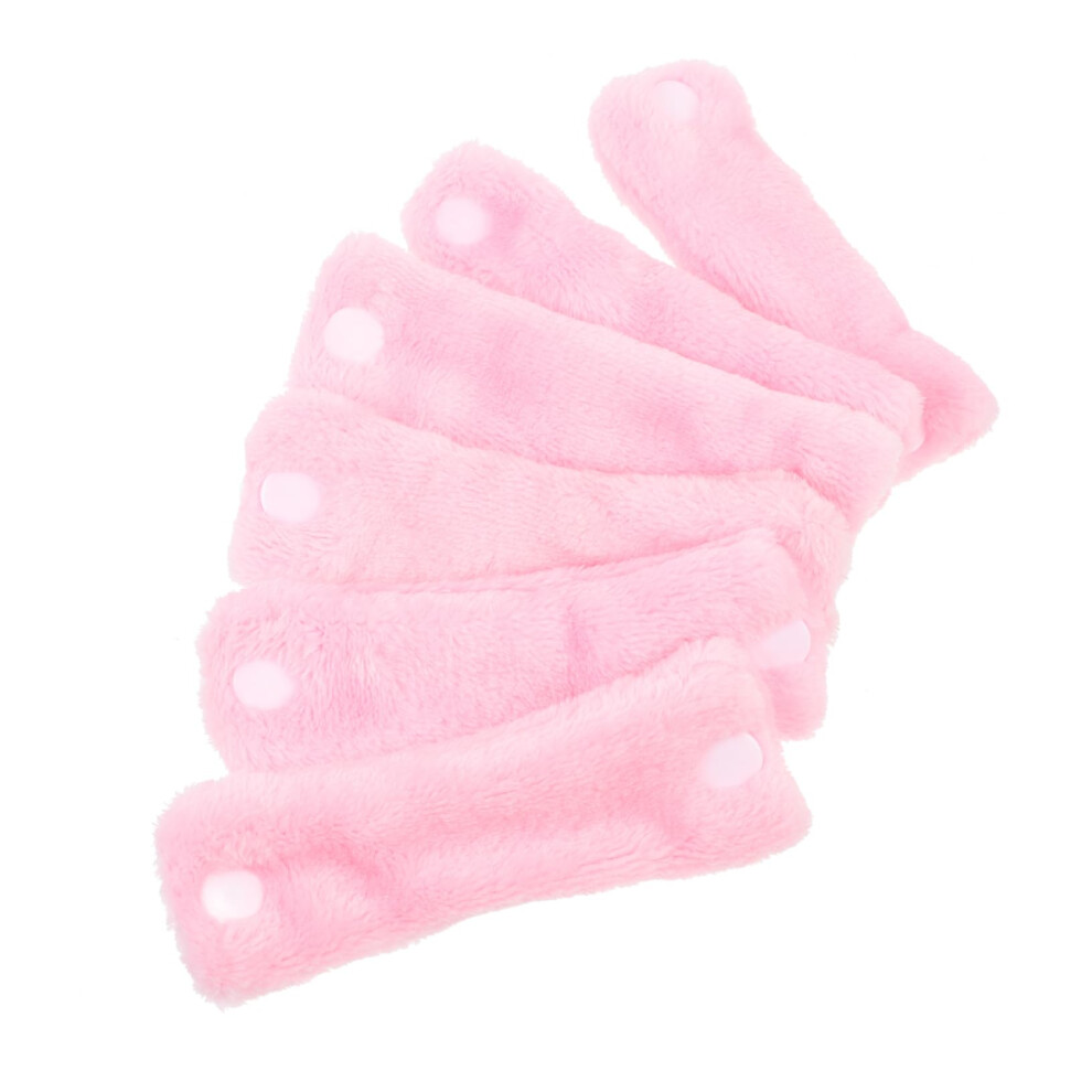 Coral Heatless Hair Curlers Soft Fleece Rollers For Overnight Styling Long And Short Hair 18Pcs
