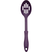 Nylon Slotted Spoon Kitchen Cooking Food- Purple