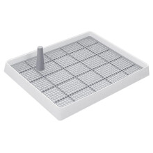 Indoor Dog Potty Training Tray with Easy Clean Design, Corner Dog Toilet for Puppies Indoors