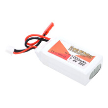7,4 V 1000 mAh 25C LiPo-Akku für RC-Autos, Boote, Helikopter, Weiß