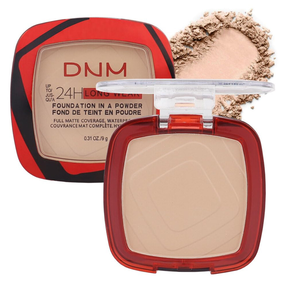 Pressed Powder Foundation Waterproof Matte Shine Control Long Lasting Oil  Compact 06
