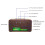 (Solid Wood Color) Wooden Lcd Digital Alarm Clock Smart Sensor Night Light With Snooze Date Temperature 12/24hr Switchable 4