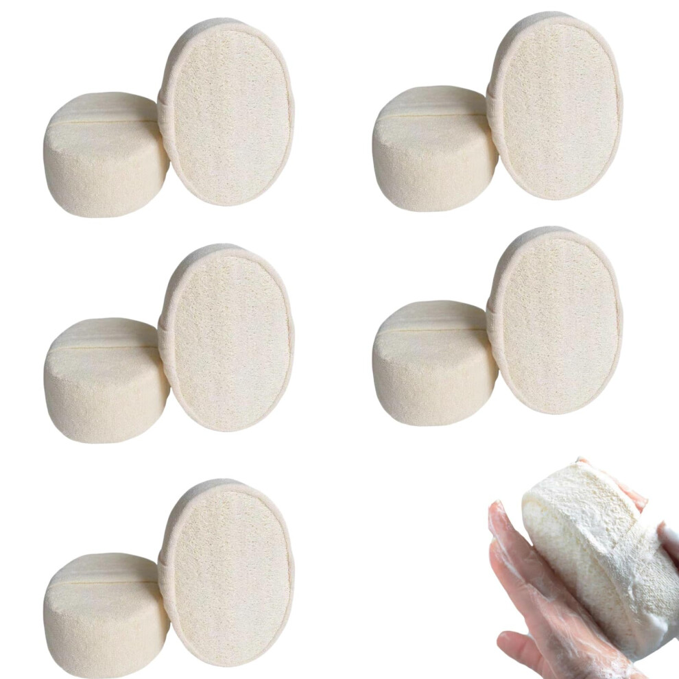Loofah Sponge 10pcs Set  Natural Exfoliating Body Scrubber for Shower, Gentle Skin Care