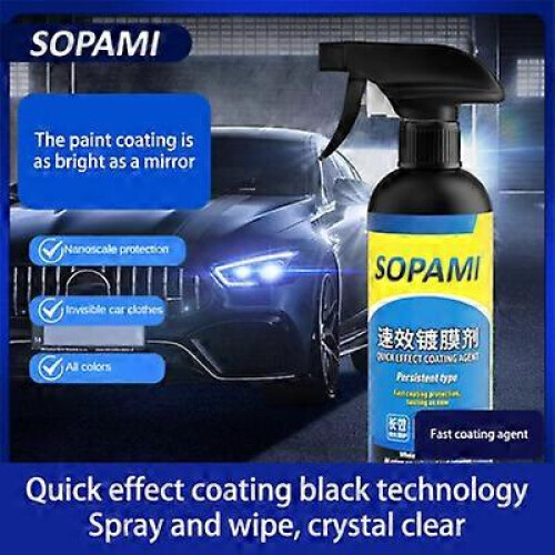 (2 set)1-3set Sopami Car Coating Spray,3 in 1 Multi-functional Quick Effect Coating Agent 1