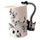 (Black) Ceramic Coffee Mug With Guitar Handle 1