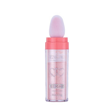 Gloss Brightening Face Powder 02 Pink Compact Longlasting Coverage for Radiant Natural Look