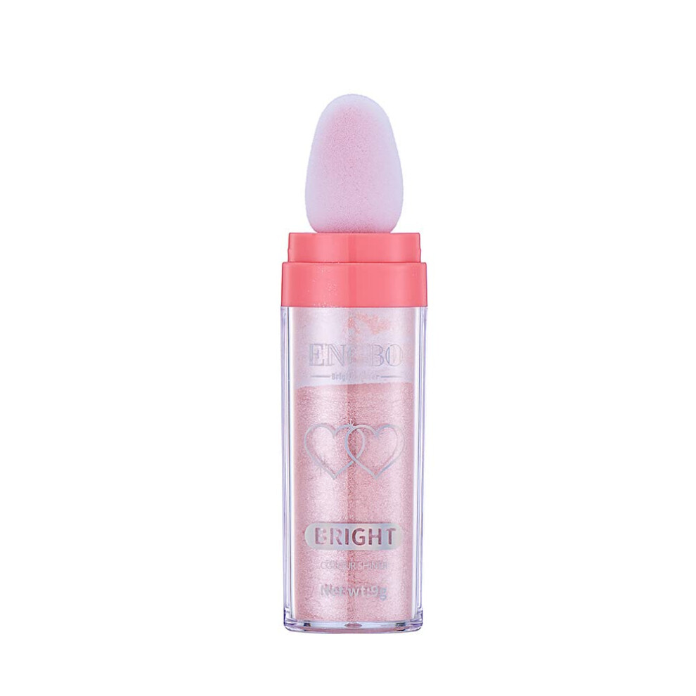 Pink Gloss Brightening Face Powder 02 Compact Longlasting Coverage For Radiant Natural Look