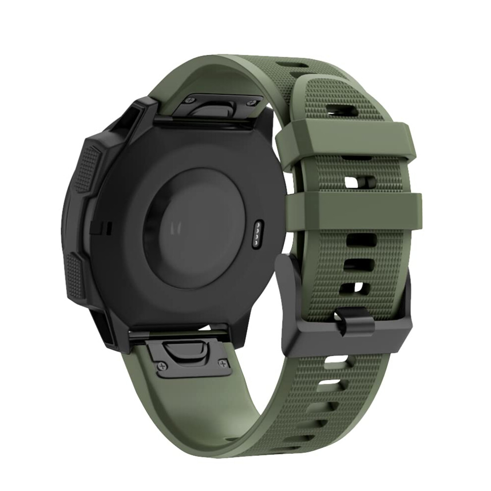 Silicone Sport Strap For Garmin Watch Fenix 6 7X 5X 3Hr Forerunner 945 935 22Mm Quick Release 9174973648994