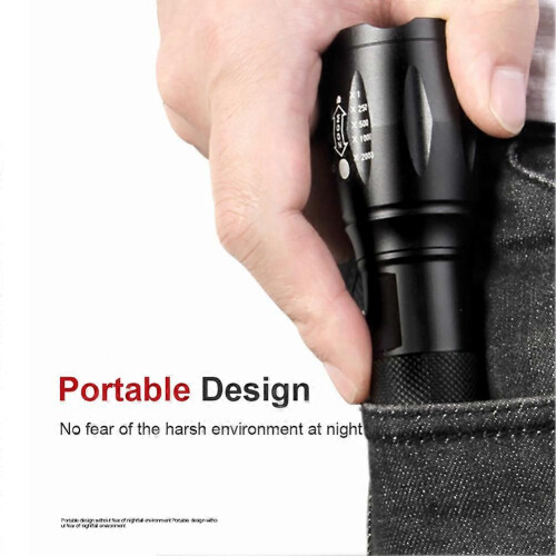 Vitaltac Flashlight, Ailsion Bright Flashlight, Zoomable Beam Flashlight 2