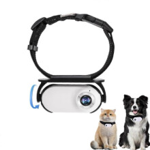 (White) Catcam Pro, Cat Cam Pro 2.0, HD 1080p Video Camera Mini Collar Camera