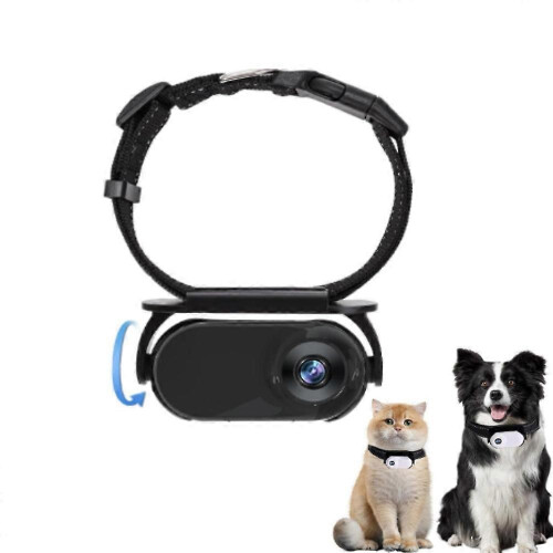 (Black)Catcam Pro, Cat Cam Pro 2.0, HD 1080p Video Camera Mini Collar Camera