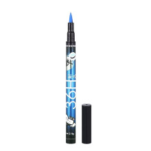 Waterproof Blue Eyeliner Pen with Smudge Proof Formula Bold Electric Blue for Party and Wedding